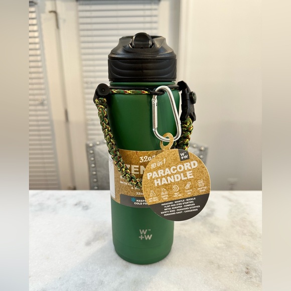 Brand New Zenith Stainless Steel Flip Up Straw Paracord Handle Tumbler - 32oz - Picture 8 of 8